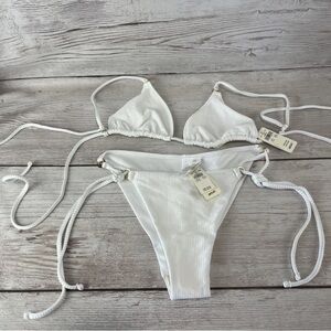 NWT Aerie Shine Rib Bikini Cheeky bikini